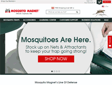 Tablet Screenshot of mosquitomagnet.com